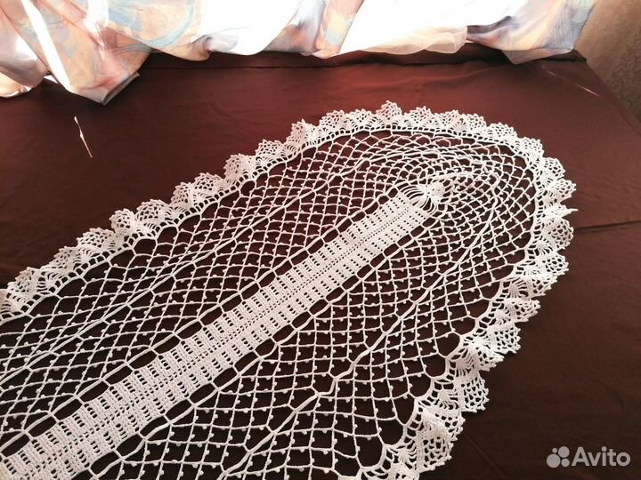 Скатерть-дорожка 126см (винтаж)