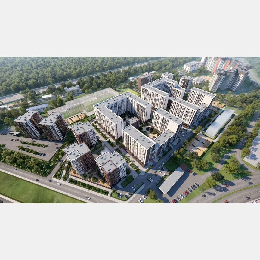 1-к. квартира, 45,3 м², 3/13 эт.