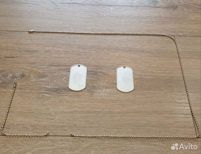 Армейские жетоны нато оригинал, (Dog Tag)