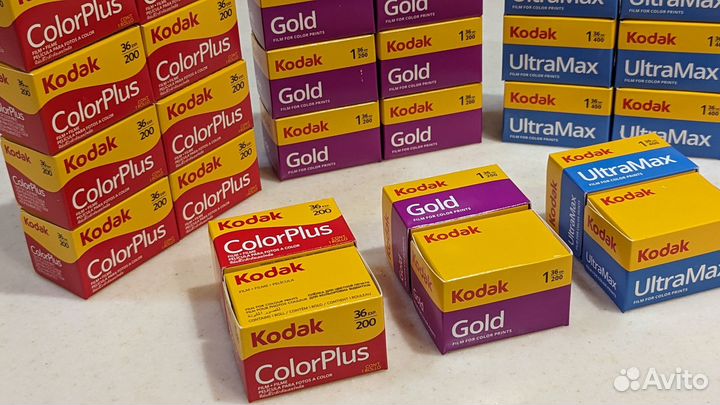 Фотопленка свежая Kodak : Gold/ColorPlus/Ultramax