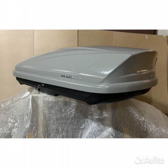 Автобокс Voyage 370литров 145см Серый