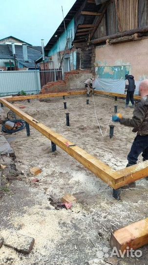 Установка винтовых свай