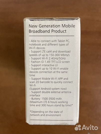 Мобильный роутер Wi-fi huawei e5573s-322