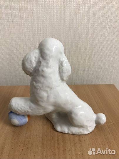 СССР Статуэтка пудель с мячом