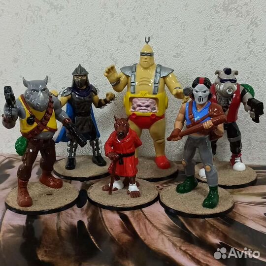 Коллекция черепашек ниндзя 11 фигур