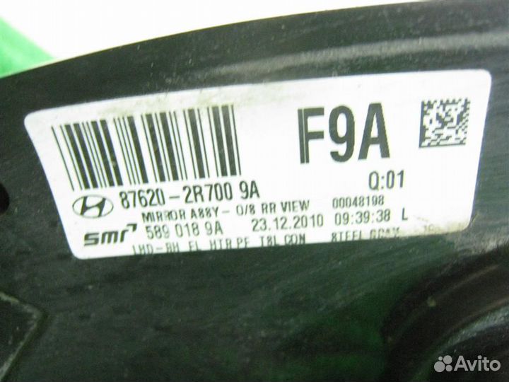 Зеркало правое Hyundai i30 2011