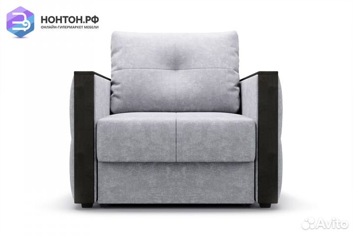 Кресло еврокнижка Инсайд серое