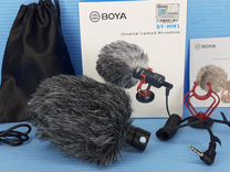 Конденсаторный микрофон с ветрозащитой Boya