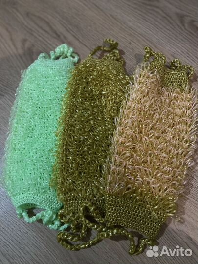Вязанная мочалка