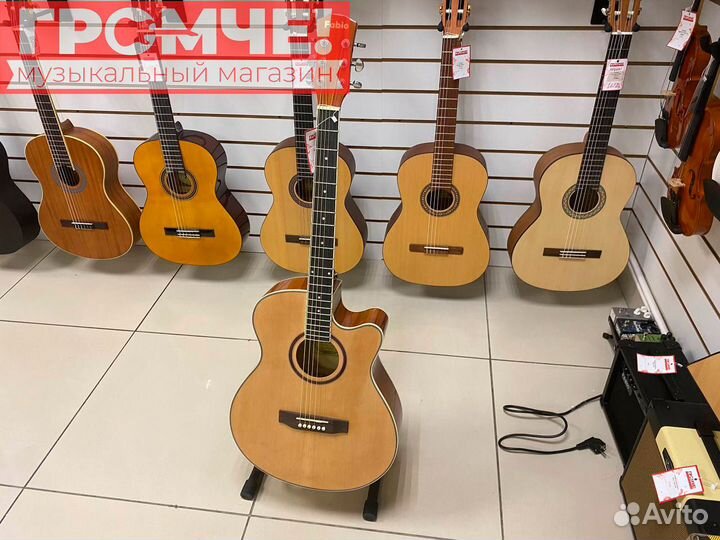 Электроакустическая гитара Fabio F4050E Natural