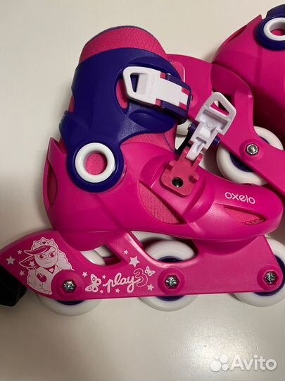Ролики для девочки oxelo 28-30 и защита S