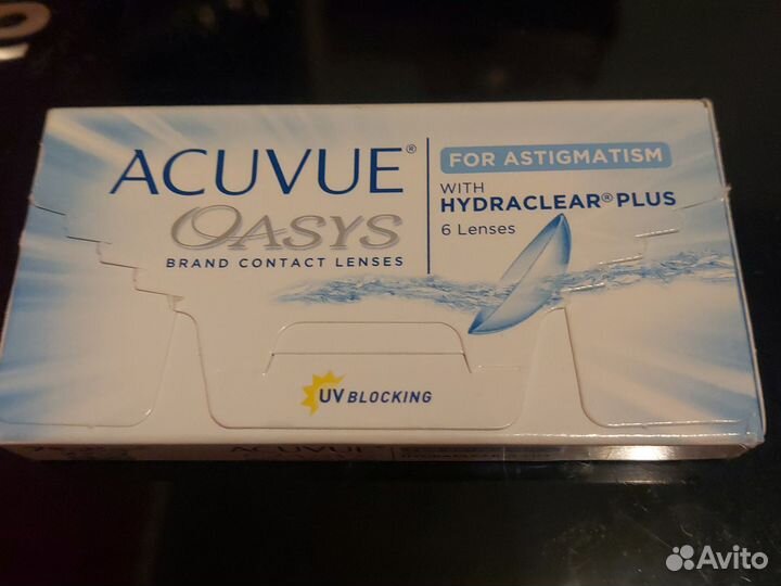 Линзы acuvue oasys for astigmatism