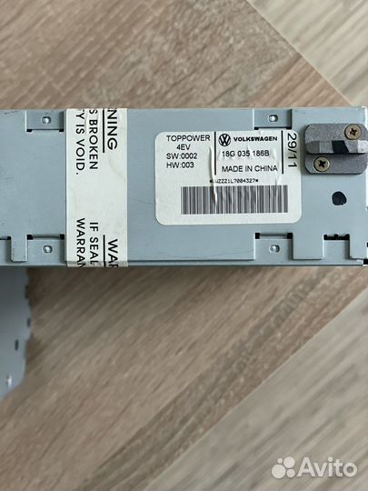 Магнитола volkswagen polo