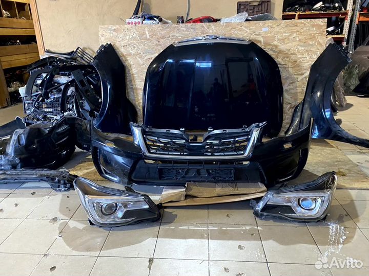 Капот бампер фара Subaru Forester SJ Форестер