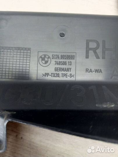 Воздуховод (дефлектор) радиатора правый нижний BMW