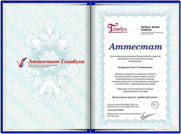 Бухгалтер отчёты оптимизация опыт 19 лет