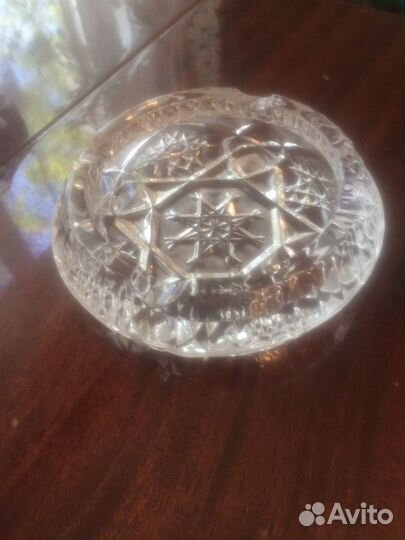 Хрустальная пепельница