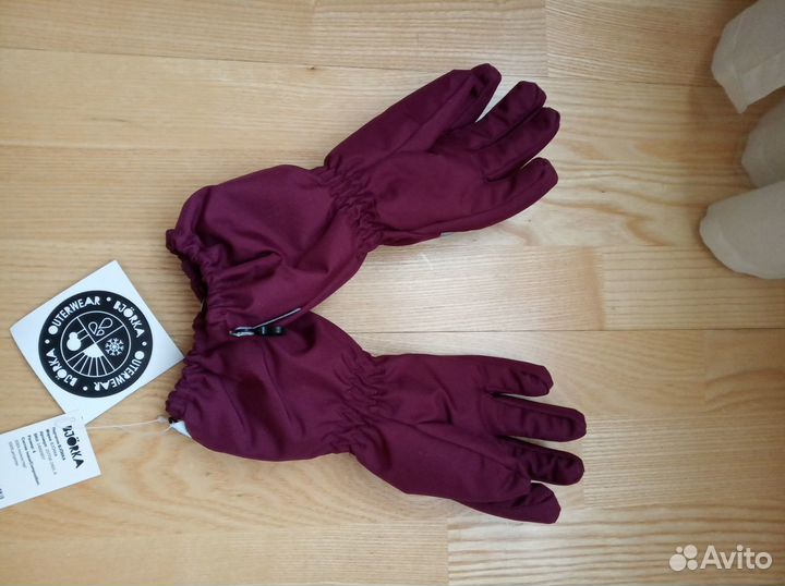 Перчатки детские зимние bjorkka р.6