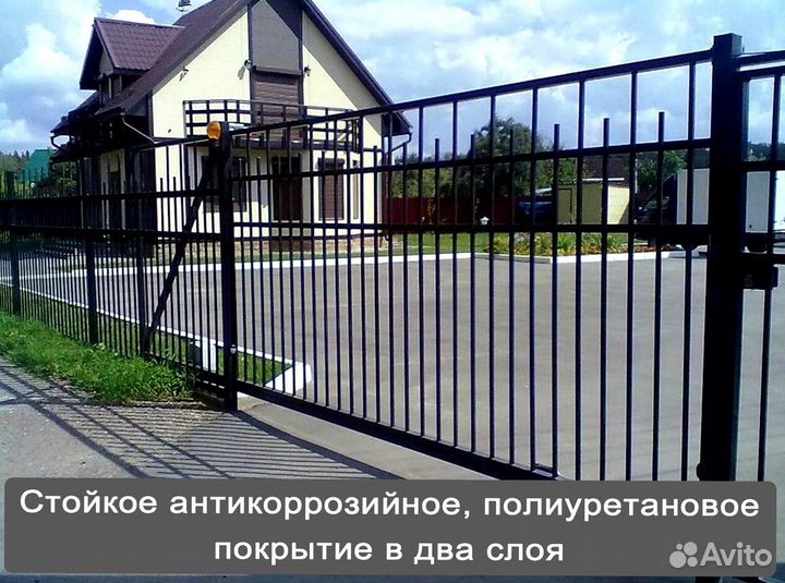 Откатные ворота под ключ