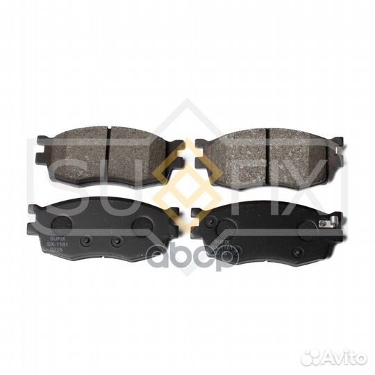 Колодки тормозные дисковые перед прав/лев S