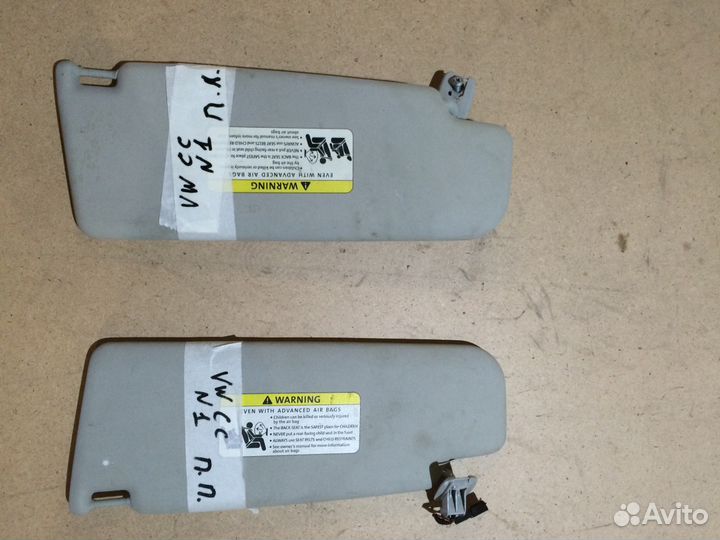 Солнцезащитные козырьки Volkswagen Passat CC