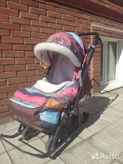 Санки коляска ника 7-3/5