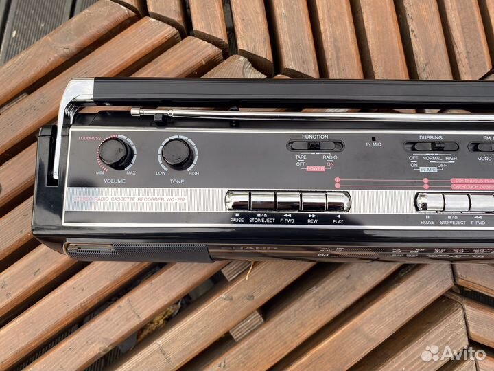 Магнитофон Sharp WQ-267z черный
