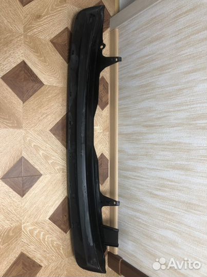 Накладка на задний бампер toyota highlander