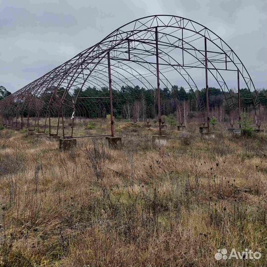 Арочный ангар б/у 85м Теплица
