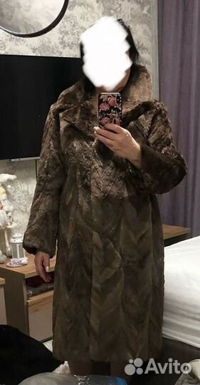 Шуба из стриженного бобра 46 48