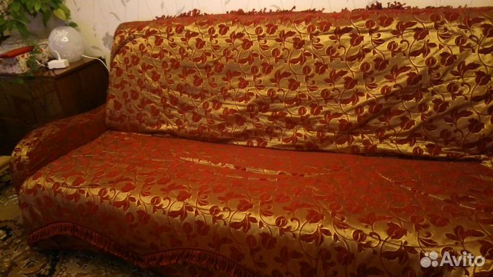 Покрывало на диван из шинила