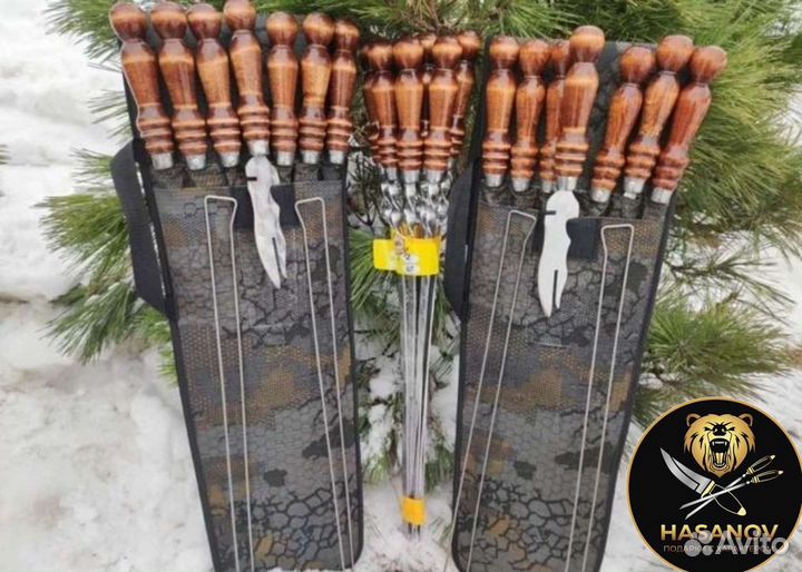 Набор шампуров в чехле