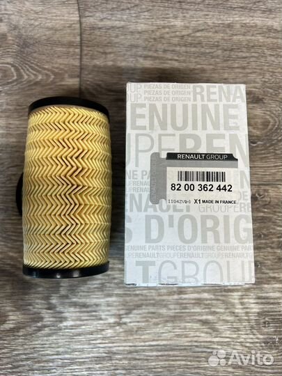 Фильтр масляный Renault, 82 00 362 442