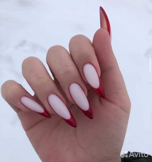 Маникюр наращивание ногтей