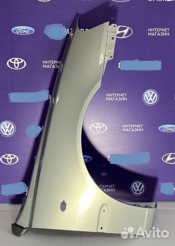 Крыло правое hyundai accent темно бежевый