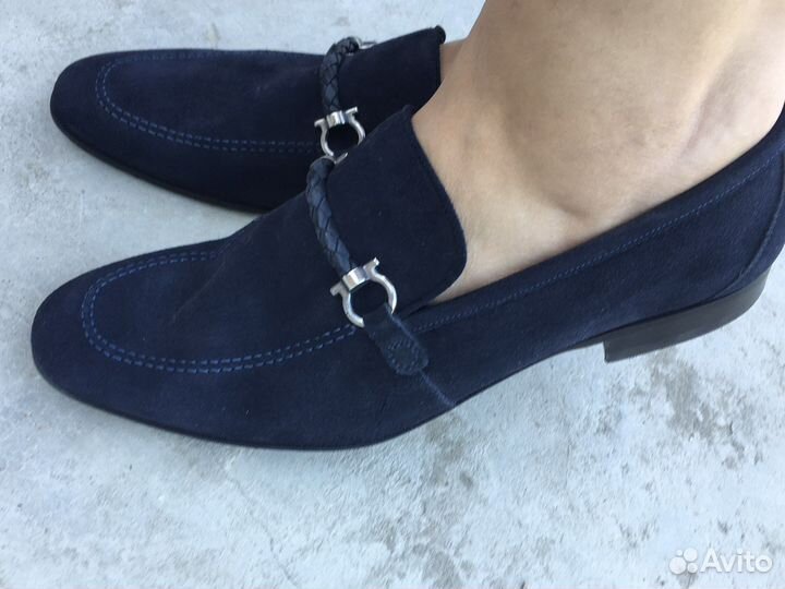 Туфли замшевые Salvatore Ferragamo мужские