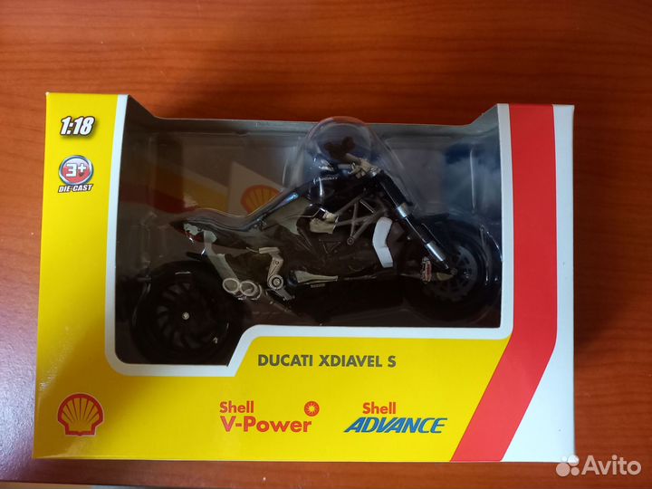 Мотоцикл shell&ducati.collection.1:18