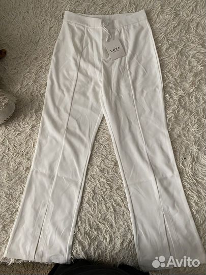 Белые Классчиечкие Брюки