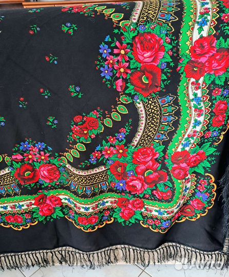 Платок шаль шерсть