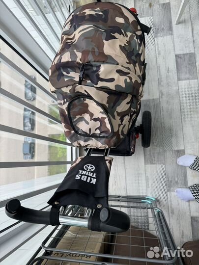 Трехколесный велосипед детский с ручкой