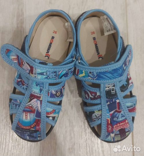 Сандалии текстильные 26