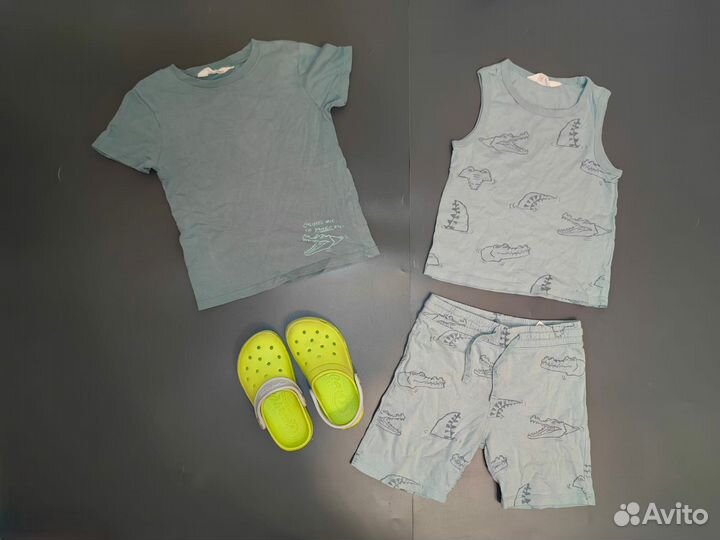 Детская одежда на мальчика пакетом р 110