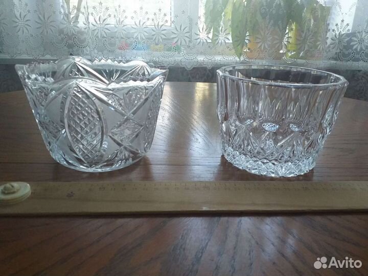 Хрусталь, салатницы, вазы