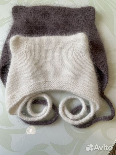 Чепчик вязаный детский