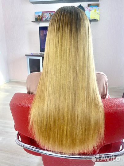 Кератиновое выпрямление волос модель