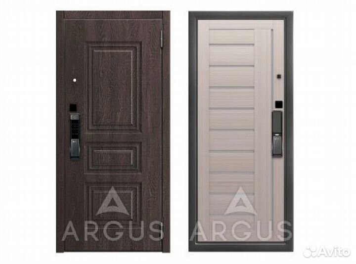 Умная дверь с биометрическим замком для дома