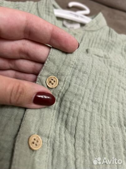 Рубашка муслиновая 86