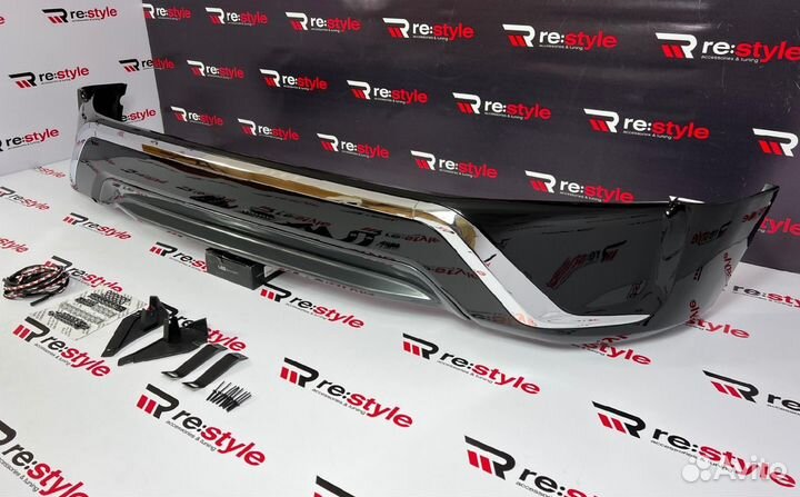 Передняя губа Toyota Land Cruiser 200 3м