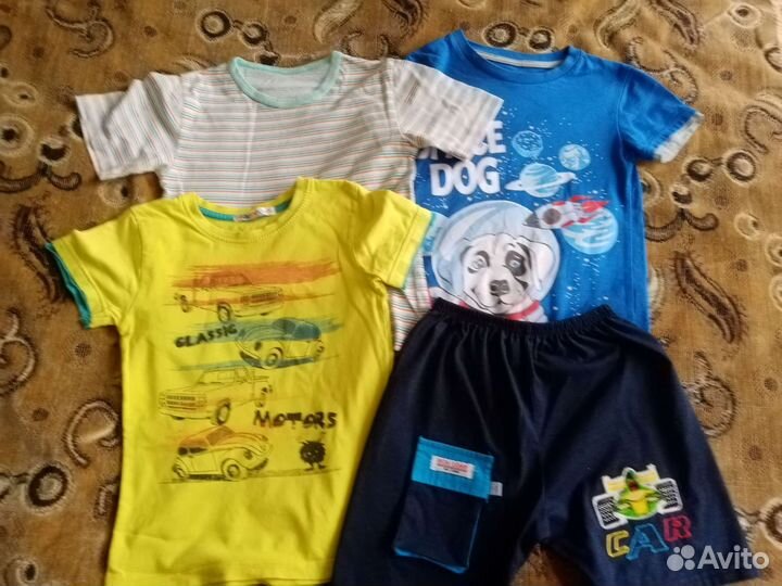 Вещи на мальчика пакетом 116-122