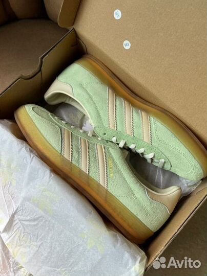 Кеды женские Adidas Gazelle Indoor Light Green